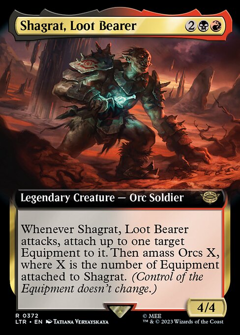 Shagrat, Loot Bearer [Extended Artwork Foil]