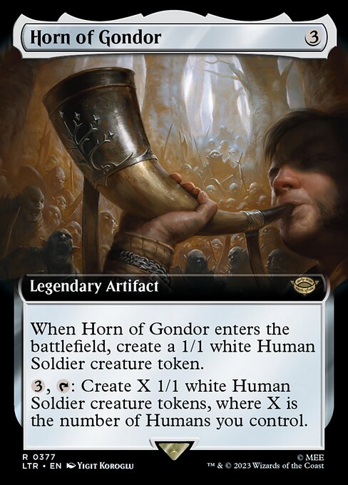 Horn of Gondor [Extended Artwork Foil]