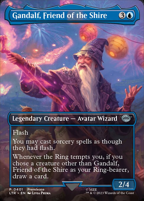Gandalf, Friend of the Shire [Borderless Scene]