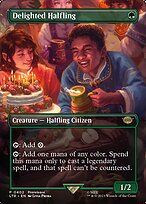 Delighted Halfling [Borderless Scene]