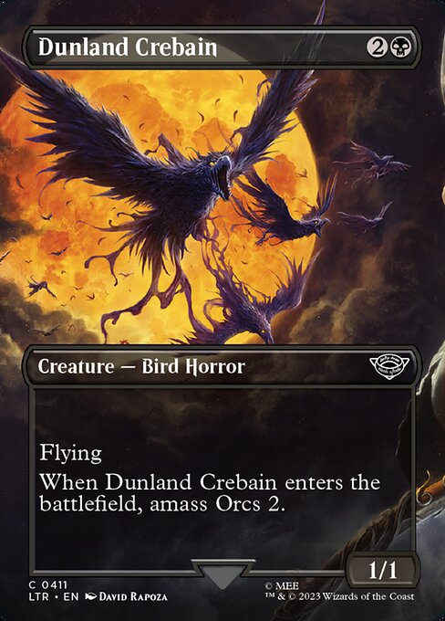 Dunland Crebain [Borderless Scene Foil]