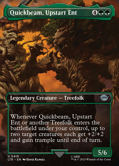 Quickbeam, Upstart Ent [Borderless Scene Foil]