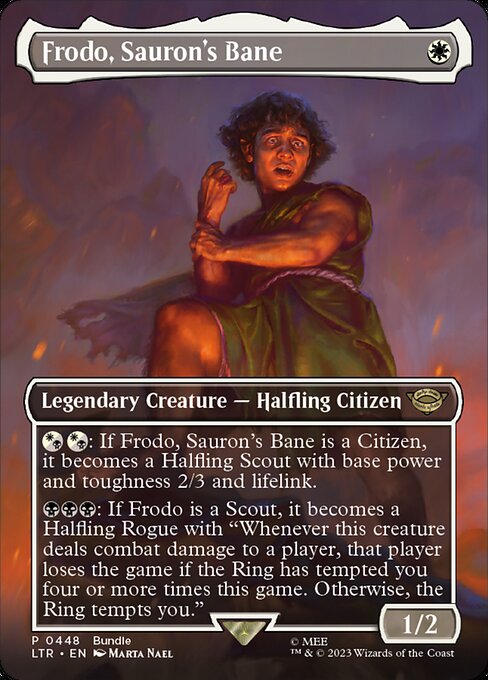 Frodo, Sauron's Bane [Borderless Scene Foil]