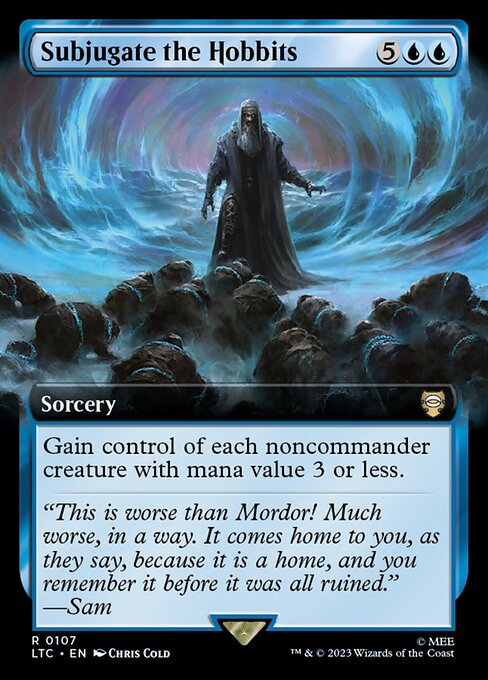 Subjugate the Hobbits [Extended Artwork Foil]