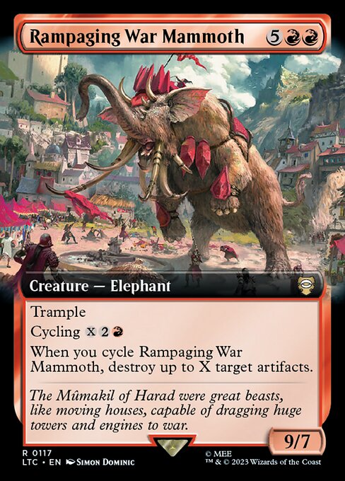 Rampaging War Mammoth [Extended Artwork]