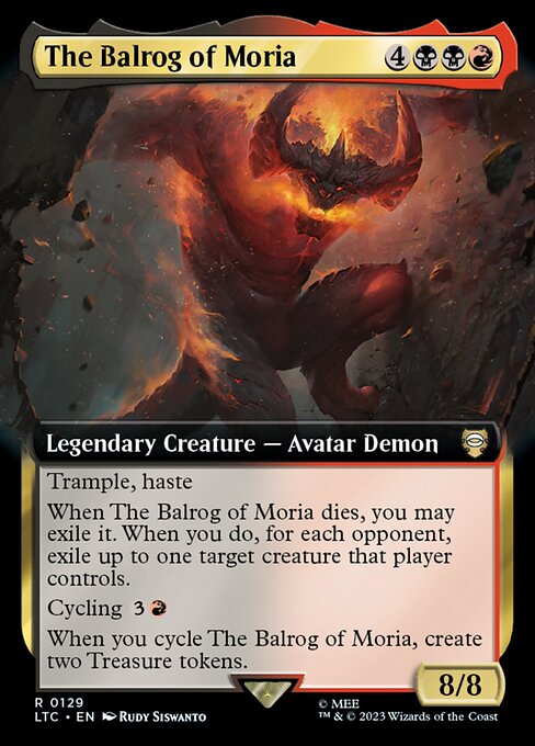 The Balrog of Moria [Extended Artwork Foil]