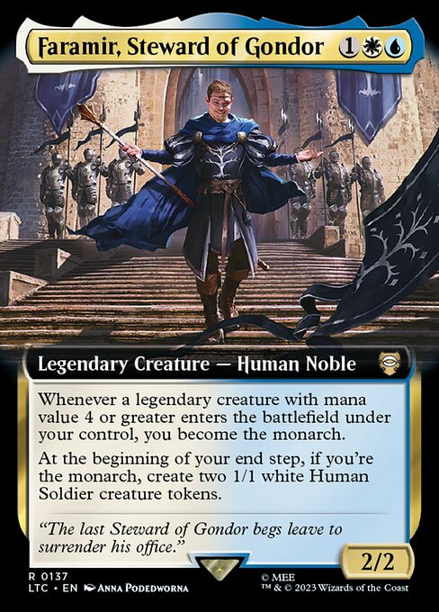 Faramir, Steward of Gondor [Extended Artwork Foil]