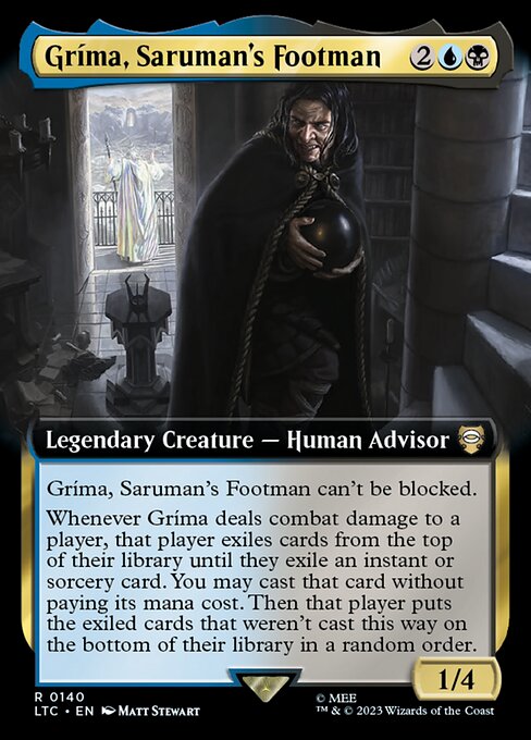 Gríma, Saruman's Footman [Extended Artwork]