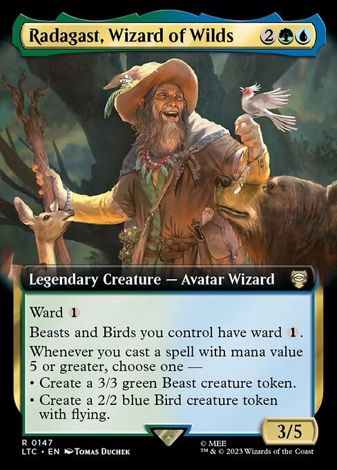 Radagast, Wizard of Wilds [Extended Artwork Foil]