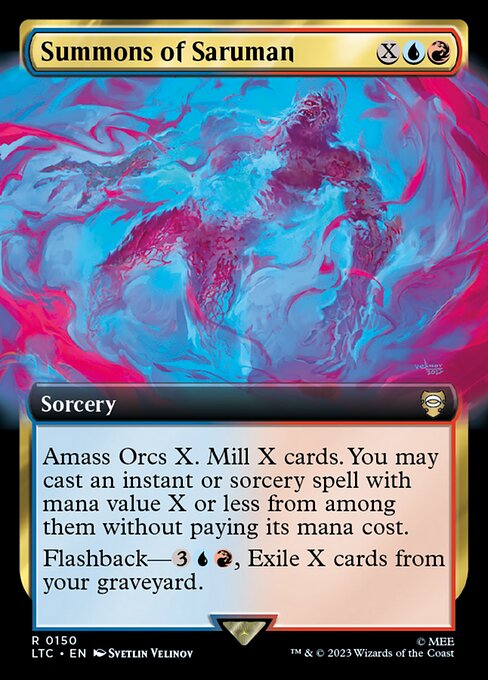 Summons of Saruman [Extended Artwork Foil]