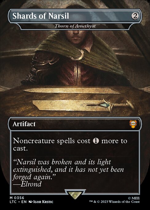 Shards of Narsil (Thorn of Amethyst) [Borderless]