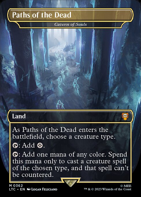 Paths of the Dead (Cavern of Souls) [Borderless Foil]