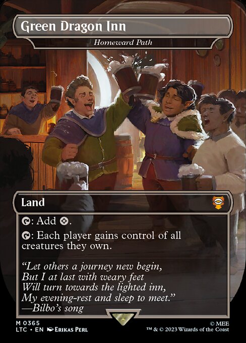 Green Dragon Inn (Homeward Path) [Borderless Foil]