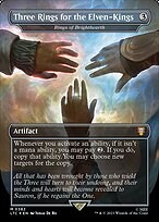 Three Rings for the Elven-Kings (Rings of Brighthearth) [Borderless Surge Foil]