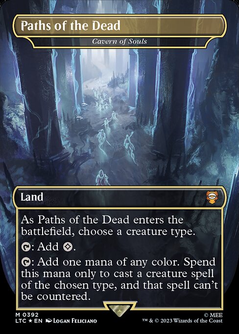 Paths of the Dead (Cavern of Souls) [Borderless Surge Foil]