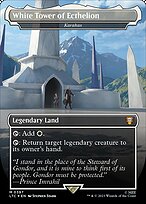 White Tower of Ecthelion (Karakas) [Borderless Surge Foil]