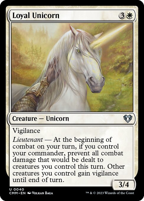 Loyal Unicorn [Foil]