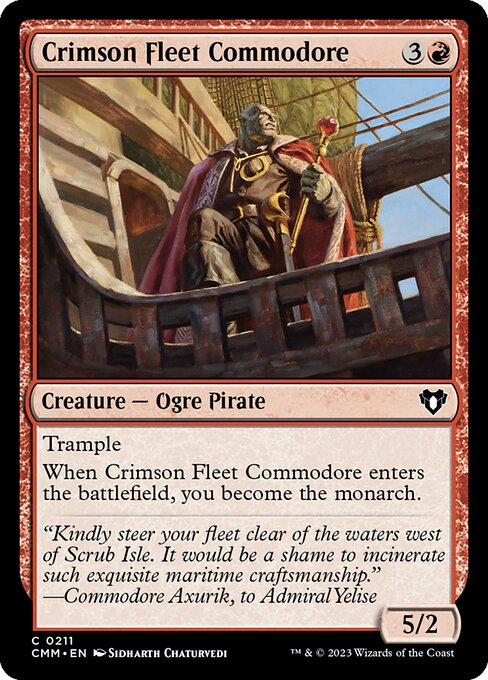 Crimson Fleet Commodore [Foil]