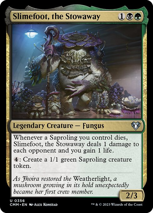 Slimefoot, the Stowaway [Foil]