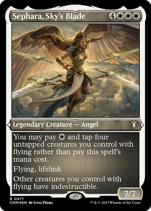 Sephara, Sky's Blade [Etched Foil]