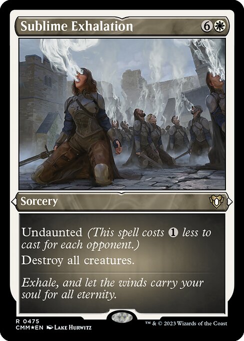 Sublime Exhalation [Etched Foil]