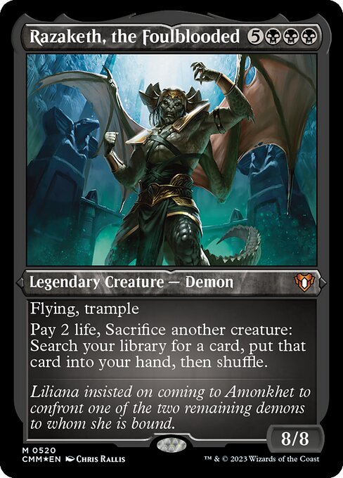 Razaketh, the Foulblooded [Etched Foil]