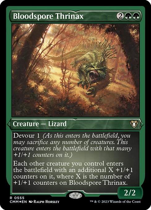 Bloodspore Thrinax [Etched Foil]