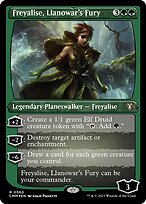 Freyalise, Llanowar's Fury [Etched Foil]