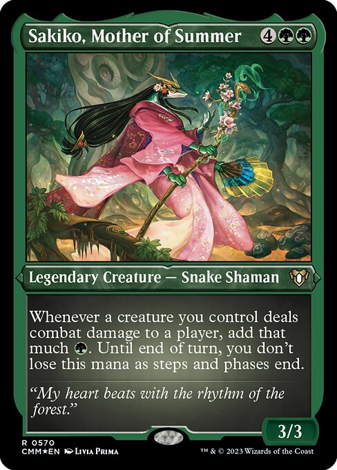 Sakiko, Mother of Summer [Etched Foil]