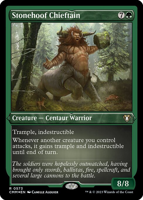 Stonehoof Chieftain [Etched Foil]