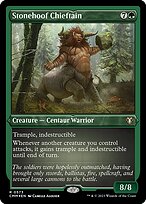 Stonehoof Chieftain [Etched Foil]