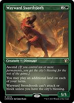 Wayward Swordtooth [Etched Foil]