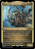Sek'Kuar, Deathkeeper [Etched Foil]
