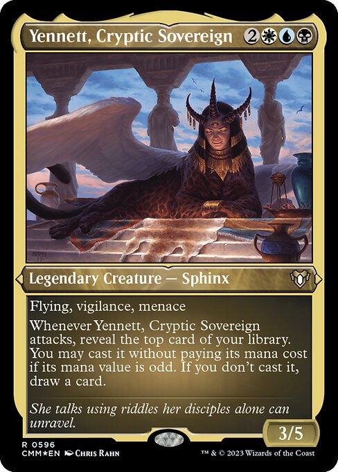 Yennett, Cryptic Sovereign [Etched Foil]