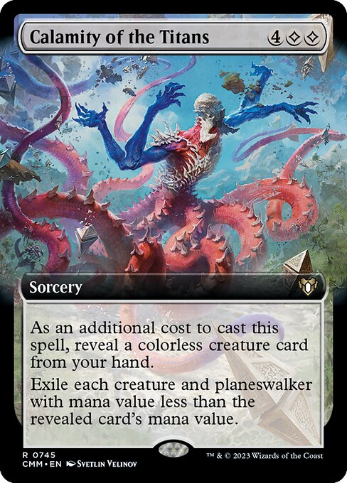Calamity of the Titans [Extended Artwork Foil]