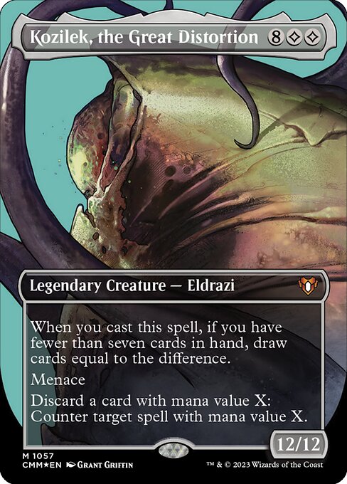 Kozilek, the Great Distortion [Borderless Foil]