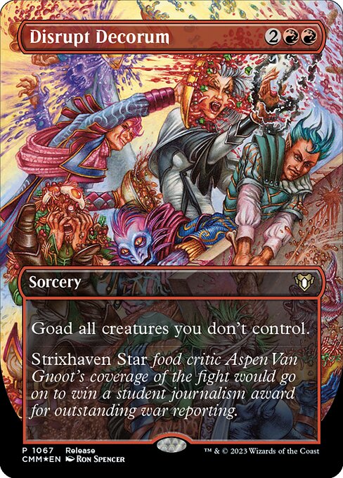 Disrupt Decorum [Borderless Foil]