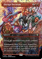 Disrupt Decorum [Borderless Foil]