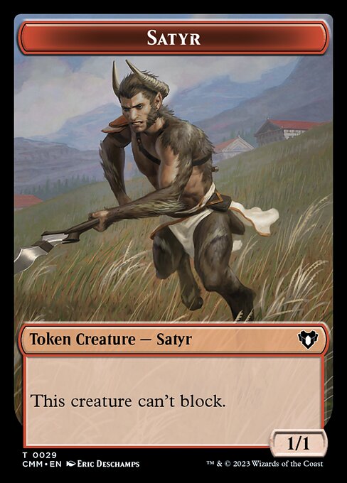 Satyr Token TCMM