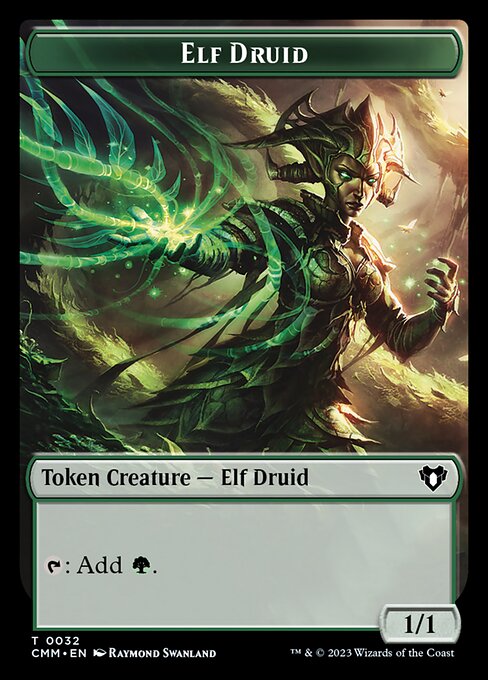 Elf Druid Token TCMM