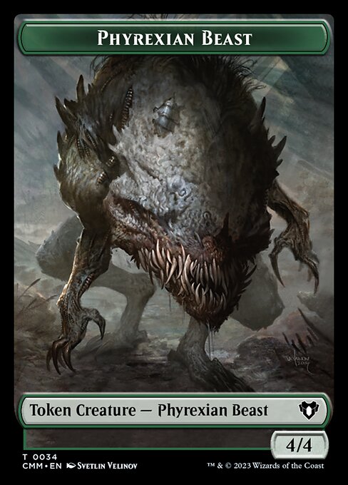 Phyrexian Beast Token TCMM