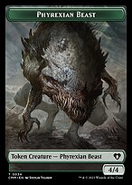 Phyrexian Beast Token TCMM