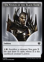 Ob Nixilis of the Black Oath Emblem Token TCMM