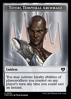 Teferi, Temporal Archmage Emblem Token TCMM