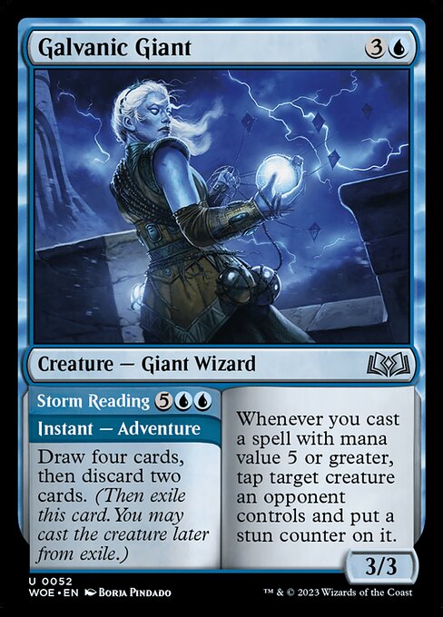 Galvanic Giant // Storm Reading [Foil]
