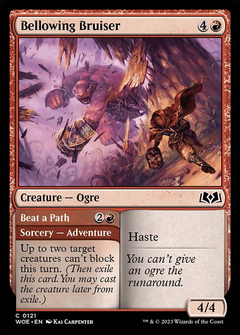 Bellowing Bruiser // Beat a Path [Foil]