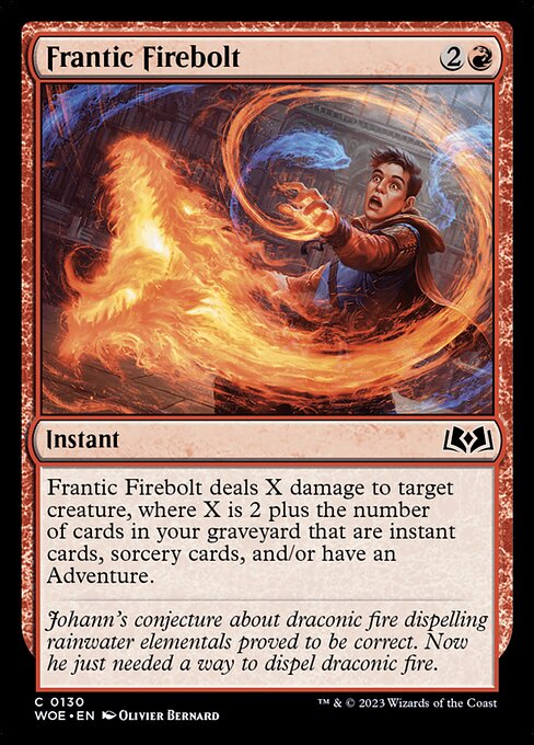 Frantic Firebolt [Foil]