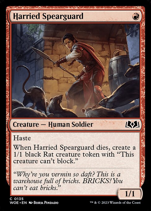 Harried Spearguard [Foil]