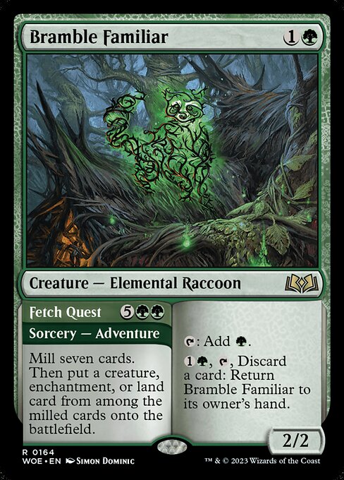 Bramble Familiar // Fetch Quest [Foil]