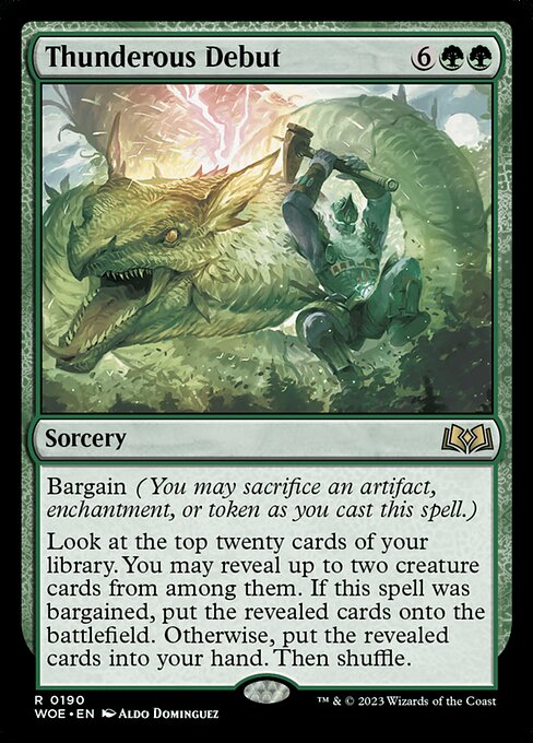 Thunderous Debut [Foil]